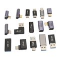 thumbnail image 1 of Convertisseurs USB, 16 Pcs Adaptateurs USB Portables Compacts pour Connexion, 1 of 7