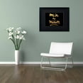 thumbnail image 3 of Trademark Fine Art "Million On Black" Canvas Art by Lisa Powell Braun, Black Matte, Black Frame, 3 of 4