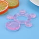 thumbnail image 3 of Bonito chupete masticable para dentición de silicona para niños (tortuga rosa) Ehuebsd sin BPA, 3 of 6