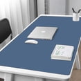 thumbnail image 1 of Alfombrilla de ratón grande portátil de doble cara para Gamer, alfombrilla de escritorio de cuero Pu impermeable, alfombrilla para ratón teclado, cubierta de mesa # yg 80*50cm, 1 of 5