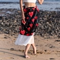 thumbnail image 6 of Valentine's Day Stunning Chiffon Women's Summer Beach Dress with Polyester Straps, 6 of 6