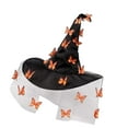 thumbnail image 3 of Sombrero de bruja de Halloween, accesorios de maquillaje ligeros para cosplay, accesorios de disfraz clásicos Naranja, 3 of 9