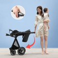 thumbnail image 4 of Luxurious Baby stroller four wheels Can sit or lie down Shock absorption Stroller for baby lightweight baby stroller ShopWise Round, 4 of 20