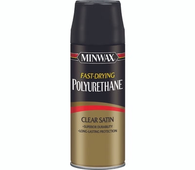 Minwax 33060 Clear Satin Fast Drying Polyurethane Aerosol