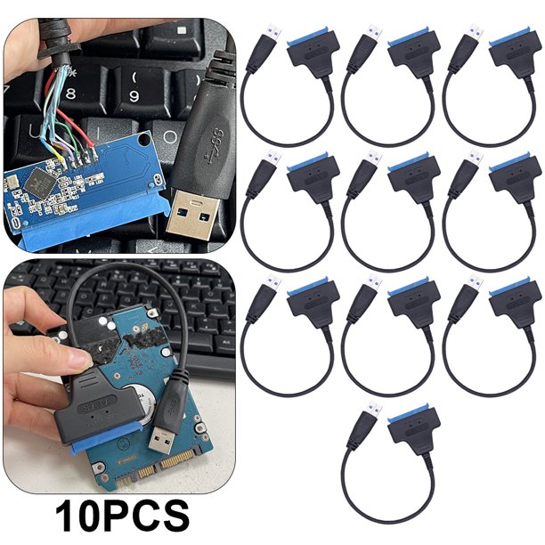 Cable Adaptador SATA A USB 3 0 Convertidor Plug And Play para HDD SSD 2 5 Pulgadas