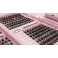 thumbnail image 4 of DIY Cluster Eyelash Extension Kit – 640 Individual Black Lash Clusters (8–16mm; 30D, 40D, 50D), Tweezers, & Application Tools – Home Salon Lash Set, 4 of 5