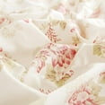 thumbnail image 5 of DaDalogy Bedding 100% Cotton Cottage Roses Fitted Sheet Only - Vintage Shabby Chic Pink Flower Blossoms Bottom Bed Sheet 15" Depth with 2 Pillow Cases - Full Size - 3-Pieces, 5 of 9