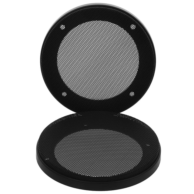 ETHZZLE 2Pcs Car Speaker Grille Guards Black For Upgrading Car Interior