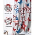 thumbnail image 3 of 4th of July Blackout Curtains for Bedroom Living Room Darkening Curtains 84 Inch Length 2 Panels Set Navy Blue Red Star Independence Day Window Curtain Window Treatment Grommet Drapes 42"x84", 3 of 9