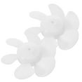thumbnail image 1 of RUNROTOO Bathroom Fan Replacement Parts 2Pcs Vent Fan Blades Round Shape 8 Inch Plastic for Home and Store Use, 1 of 8