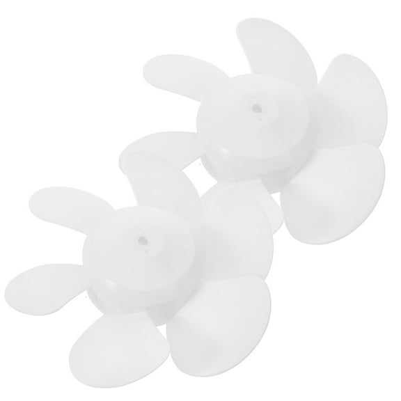 Tineasur 2Pcs Lightweight Plastic Bathroom Fan Blades Replacement for Exhaust Fan and Kitchen Use