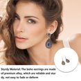 thumbnail image 2 of Amaiiu 1 Pair Chandelier Earrings Bohemian Bead Ear Drops with Rhinestones Exaggerated Jewelry Beach Accessories Earring for Women 0618, 2 of 10