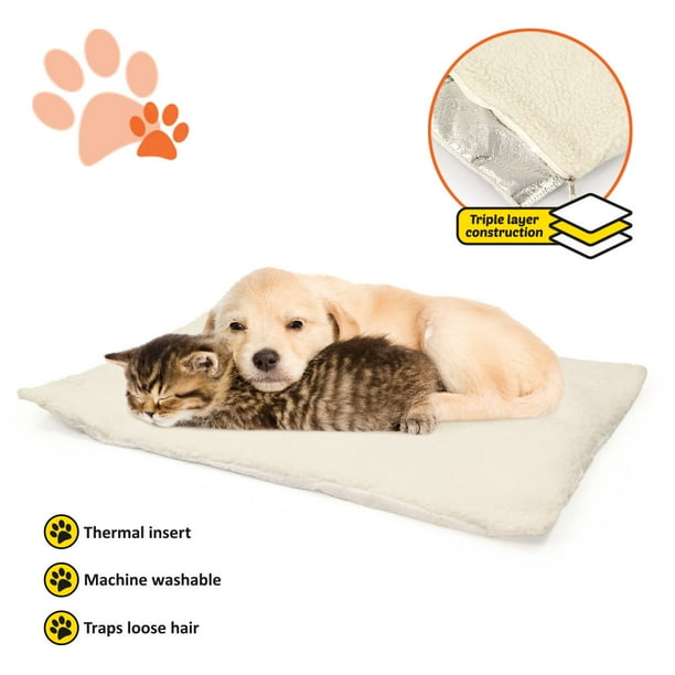 PARTYSAVING Self Heating Pet Pad Warm Pad Dog Cat Kennel Crate Soft