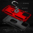 thumbnail image 6 of Compatible with Motorola Moto Edge Plus 2023 Case Built-in 360 Ring Holder Kickstand, Extreme Protection Military Armor Magnetic Car Dual Layer Protective Heavy Duty Phone Cover,Red, 6 of 7