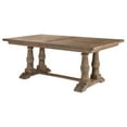 thumbnail image 2 of Uttermost Stratford Transitional Solid Wood Dining Table in Brown, 2 of 7