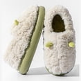thumbnail image 5 of Taqqpue Women’s Soft Curly Full Slippers Solid Color Memory Foam Lightweight House Shoes Cozy Loafer with Polar Fleece Lining, 5 of 7