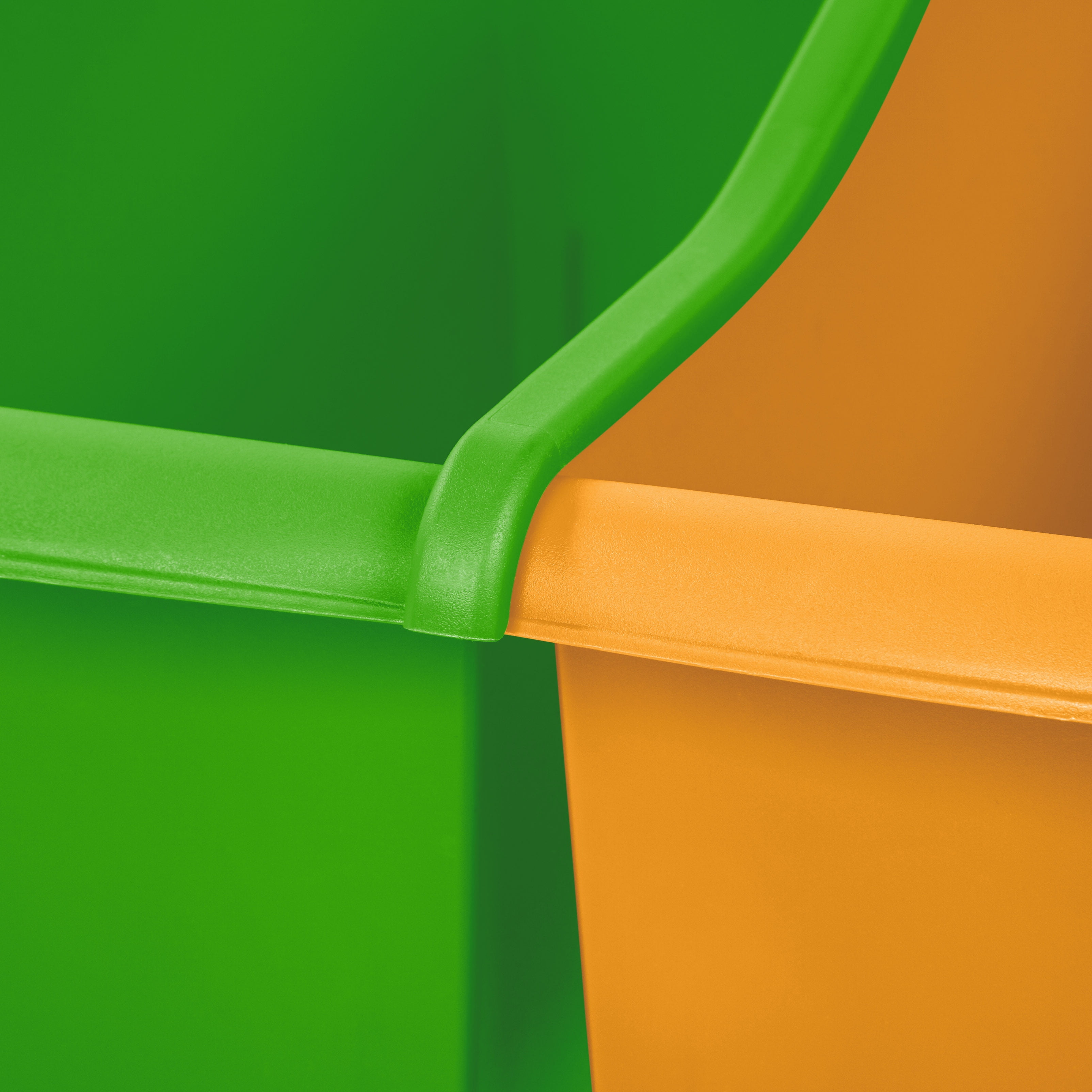 IRIS USA, Connecting Plastic Book Bin, Green
