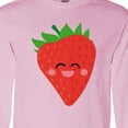 thumbnail image 4 of Inktastic Strawberry Kawaii Long Sleeve T-Shirt, 4 of 5