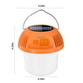 thumbnail image 2 of Ganfancp Camping Linterna Solar Recargable, Luz Led Tienda Brillante para Camping Power Bank Usb Tpyec Rebajas Flash Deals 1*Lámpara Solar 1*Cable de Carga, 2 of 7