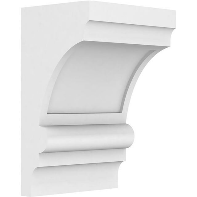 Ekena Millwork CORP05X04X08DIA Standard Diane Architectural Grade PVC Corbel - 8 x 5 x 4 in.