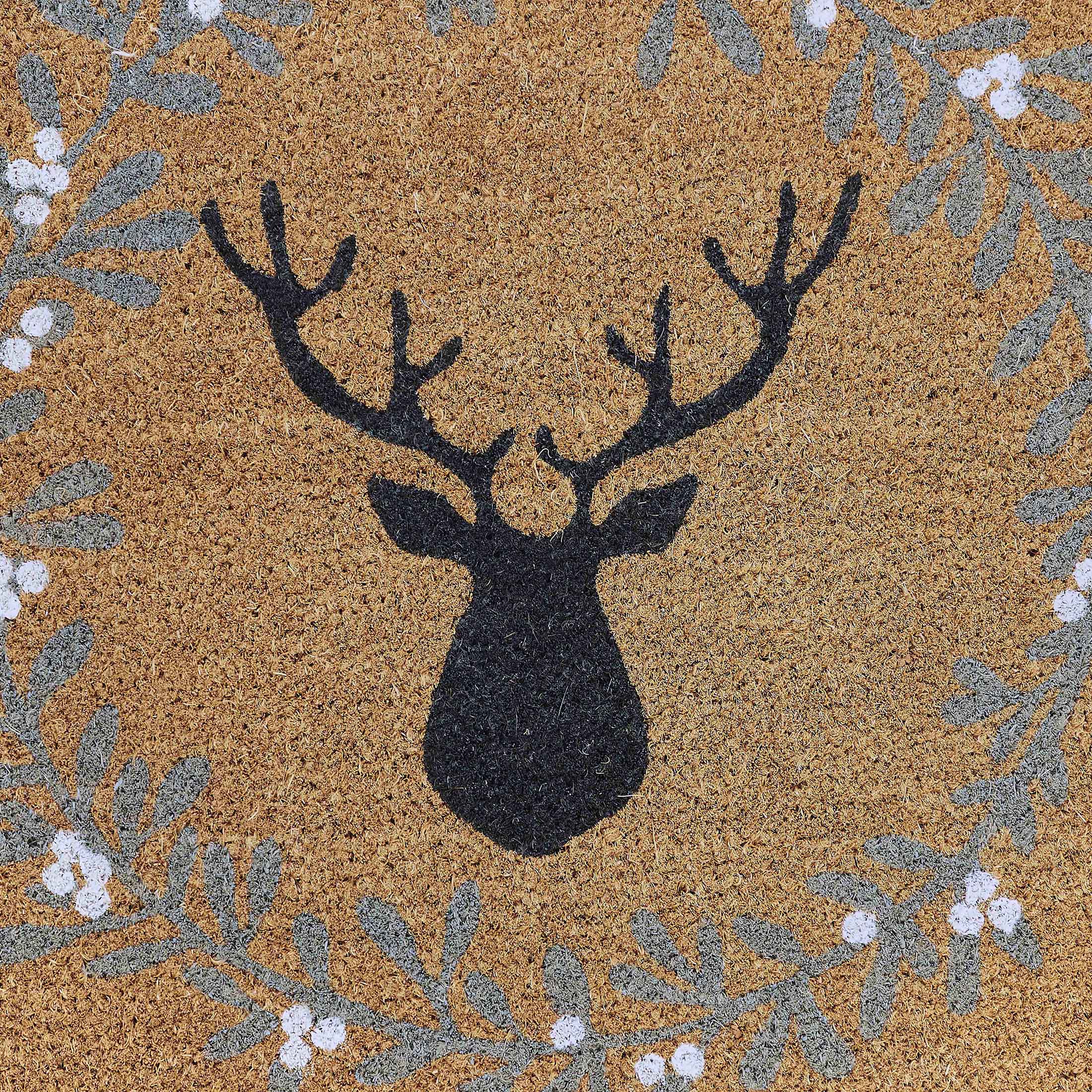 My Texas House Holiday Reindeer Coir Doormat, 30" x 48" - image 3 of 5