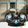 thumbnail image 4 of XiYin Car Fan, Electric 2 Speed 12V Coolin-g Circulator - 360 Degree Rotatable Auto Fan For Sedan SUV/RV/Boat/Auto Vehicles automotive exterior accessories, 4 of 9