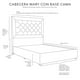 thumbnail image 5 of Base de Cama Dicasa con Cabecera King Size Mary negro, 5 of 6