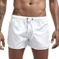 thumbnail image 4 of Men'S Swim Shorts Swim Trunks Quick Dry Board Breathable Drawstring With Pockets, 4 of 9