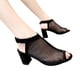 thumbnail image 1 of Verano Nuevas sandalias sexy Boca de pescado Cremallera Sandalias de tacón grueso Gamuza transpirable Wmkox8yii  shjk3633, 1 of 4