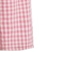 thumbnail image 5 of Afuyipoi Girls Cotton Casual Pants Size 1-13 Grid Elastic Waist Wide Leg Sports Trousers for Kids Everyday Play Home Outdoor School Pink Size 11, 5 of 5