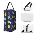 thumbnail image 5 of Uemuo Astronaut Corgi Pattern Portable Toiletry Bags with Handle, Waterproof travel Make up Bags for Women, Large Capacity Travel Cosmetic Bags, 5 of 9