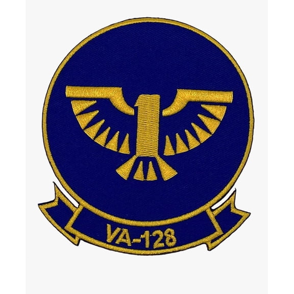 VA-128 Golden Intruders Squadron Patch  –Sew on