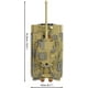 thumbnail image 4 of Bloques de construcción: Colección histórica COBI: Panzer VI Tiger 131 de la Segunda Guerra Mundial, 4 of 9
