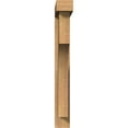 thumbnail image 2 of Ekena Millwork 5 1/2"W x 32"D x 44"H Westlake Block Smooth Bracket w/ Offset Brace, Western Red Cedar, 2 of 25