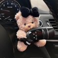 thumbnail image 3 of Cute Interior Accessories for Windshield Wiper Gear Lever & Shift Grip, Unique Car Ornaments Teddy Bear Plush Decor for Vehicle Interior, 3 of 5