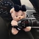 thumbnail image 3 of Cute Interior Accessories for Windshield Wiper Gear Lever & Shift Grip, Unique Car Ornaments Teddy Bear Plush Decor for Vehicle Interior, 3 of 5