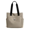 thumbnail image 1 of Bolso de lona para mujer de gran capacidad - Bolso mensajero de nylon resistente al agua para trabajo, viajes y uso diario, 1 of 1