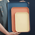 thumbnail image 3 of ACDANC 2026 New 3Pcs Baking Sheets,Non Stick Cookie Baking Sheet,Versatile Use Cake Pans for Cookies,Cakes,Bread,Roasting Pink, 3 of 8