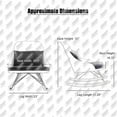 thumbnail image 5 of 2xhome White Modern Large Rocking Chair with Cushion, Set of 1, 1 piece, 5 of 14