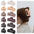 thumbnail image 1 of 12 pinzas rectangulares para el cabello, accesorios para el cabello para mujeres y niñas, incluyendo 6 pinzas grandes de 4 pulgadas para cabello grueso y 6 pinzas pequeñas de 2 pulgadas para cabello f, 1 of 5