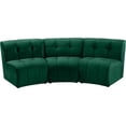 thumbnail image 1 of Meridian Furniture Limitless Green Velvet Modular Sofa, 1 of 7