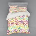 thumbnail image 1 of Ambesonne Watercolor Bedding Set 4 Pcs, Boho African, Queen, Multicolor, 1 of 3