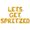 Gold, variant on Letter Balloons - LETS GET SPRITZED 16" Inch Alphabet Letters Foil Mylar Balloon Bachelorette Party Banner (White)