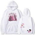 thumbnail image 1 of Wolfast Sweat à Capuche Imprimé de Noël pour Femmes, Imprimé devant et derrière, Manches Longues, Col Rond, Tendance, Blanc, TG, 1 of 2