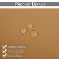 thumbnail image 4 of DONGPAI Outdoor Curtains for Patio Waterproof 52" x 96" Grommet Light Blocking Privacy Curtains Outside Curtains for Porch Gazebo Pergola, Brown, 1 Panel, 4 of 6