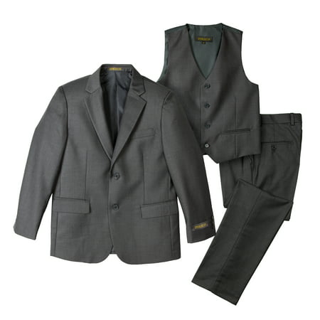 Spring Notion Big Boys' Two-Button Suit Set 7 3-Piece (Best 3 Piece Suits)