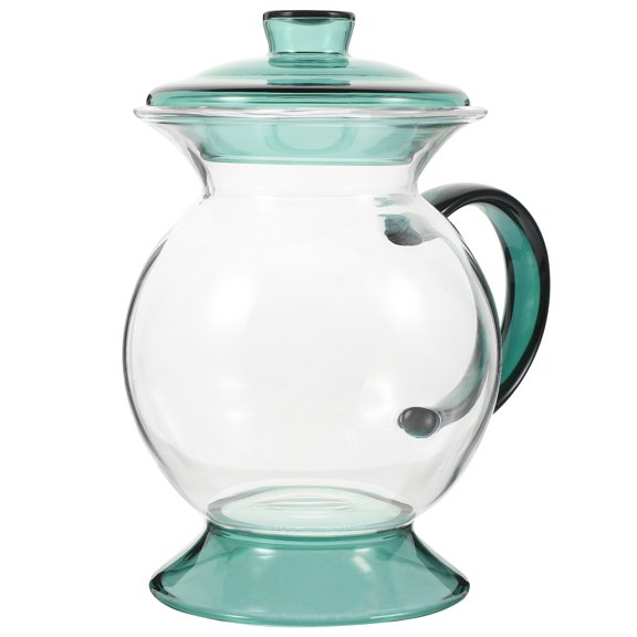 MEIBUTYUP Retro Green Glass Water Cup for Home Use, Vintage Style Drinking Glass, 1 Piece