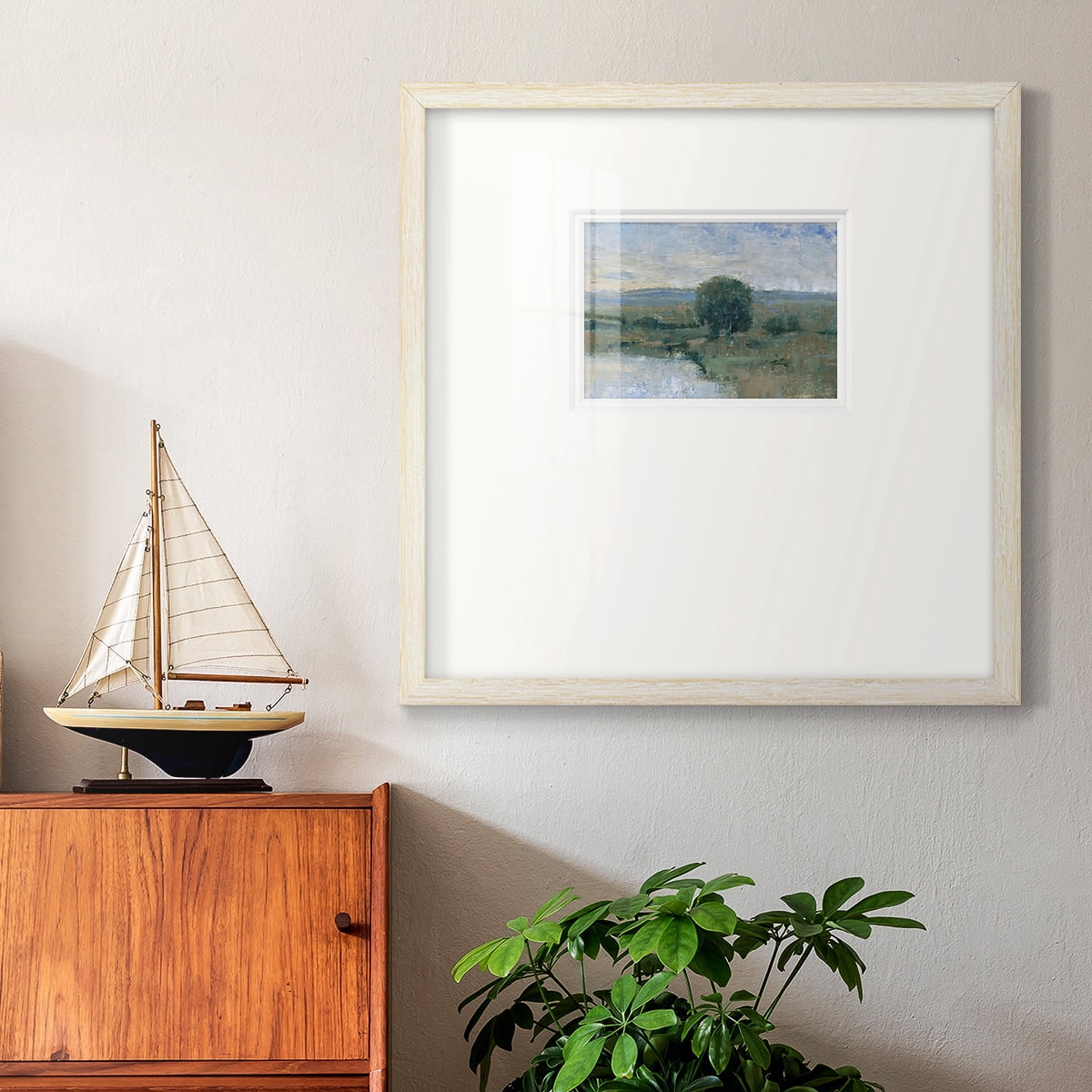 Riverbank Impression IIPremium Framed Print