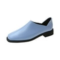 thumbnail image 1 of Amzcrzy Zapatos de mujer,Zapatos de mujer,Zapatillas de mujer, Zapatos de tacón bajo cuadrado para mujer Zapatos de tacón cuadrado de color liso suave Sandalias Mujer Zapatillas De Casa, 1 of 6