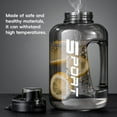 thumbnail image 7 of Large 85 OZ/ 2.5 L Water Bottle with Straw, Gym Water Bottle, Portable Handle, BPA Free, Eco-Friendly, Perfect for Sports and Fitness, Outdoor Sports, 7 of 7